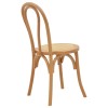Vienna stackable chair Azhel pakoworld natural beech wood-seat natural rattan 41x50x89cm