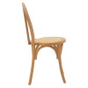 Vienna stackable chair Azhel pakoworld natural beech wood-seat natural rattan 41x50x89cm