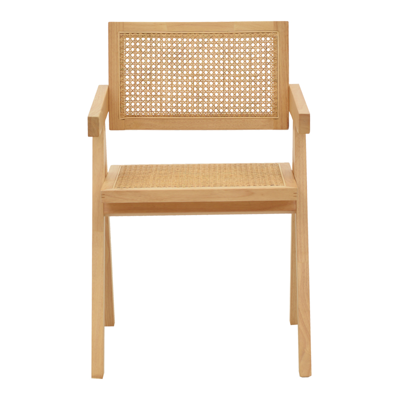 Armchair Winslow pakoworld natural rubberwood 52x59x79cm Armchair Winslow pakoworld natural rubberwood 52x59x79cm
