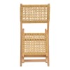Folding chair Xianju pakoworld beech wood and rope in natural shade 47x58x85cm