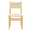 Oarvine chair pakoworld natural rubberwood-natural rope 46x52x88cm