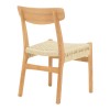 Eaprine chair pakoworld natural rope-rubberwood 49x53x77cm
