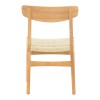 Eaprine chair pakoworld natural rope-rubberwood 49x53x77cm