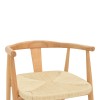 Gernine armchair pakoworld solid beech wood and rope in natural shade 56x49x73cm