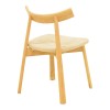 Clareta chair pakoworld rubberwood-rope in natural shade 53x55x79cm