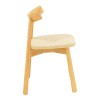 Clareta chair pakoworld rubberwood-rope in natural shade 53x55x79cm