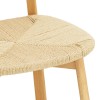 Clareta chair pakoworld rubberwood-rope in natural shade 53x55x79cm