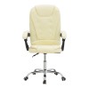 Office chair manager Kardi pakoworld beige pu 66x64x117cm
