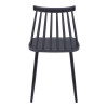 Καρέκλα Aurora pakoworld μαύρο pp-μαύρο μεταλλικό πόδι 42x49.5x77εκ