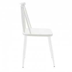Chair Aurora pakoworld white pp-white leg 42x46x79cm Chair Aurora pakoworld white pp-white leg 42x46x79cm