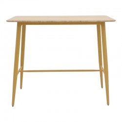 Bar table Senso pakoworld sonoma surface-leg natural metal 120x60x103cm Bar table Senso pakoworld sonoma surface-leg natural metal 120x60x103cm