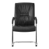 Guest  chair Nioze pakoworld black pu-chrome leg 57x50x95cm