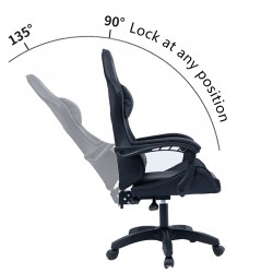 Office Gaming chair William pakoworld PU black Office Gaming chair William pakoworld PU black