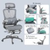 Work chair manager Zenyk pakoworld mesh in grey color 63x70x126cm