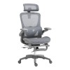 Work chair manager Zenyk pakoworld mesh in grey color 63x70x126cm