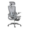 Work chair manager Zenyk pakoworld mesh in grey color 63x70x126cm