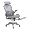 Work chair manager Zenyk pakoworld mesh in grey color 63x70x126cm