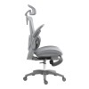 Work chair manager Zenyk pakoworld mesh in grey color 63x70x126cm