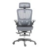 Work chair manager Zenyk pakoworld mesh in grey color 63x70x126cm