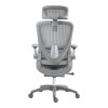Work chair manager Zenyk pakoworld mesh in grey color 63x70x126cm