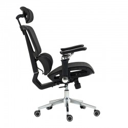 Work chair manager Jeffer pakoworld mesh in black color 67x62x115-125cm Work chair manager Jeffer pakoworld mesh in black color 67x62x115-125cm