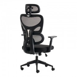 Καρέκλα γραφείου διευθυντή Cadrey pakoworld mesh μαύρο 67x64x120-128εκ