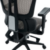 Καρέκλα γραφείου εργασίας ErgoFlow pakoworld μαύρο-γκρι 73x64x112-135εκ