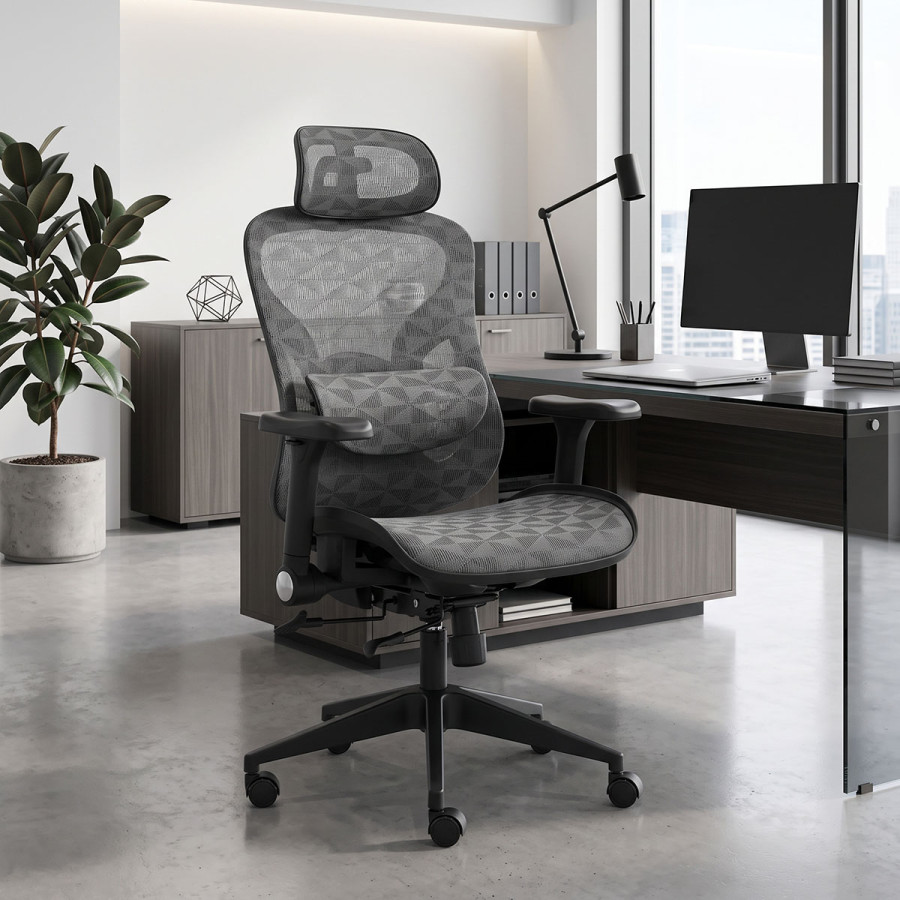 Mesgo pakoworld office chair black-gray 68x67-72x110-136cm