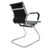 Valter pakoworld guest office chair black pu 55.5x48x88cm