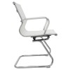Visitor office chair Valter pakoworld white pu 55.5x48x88cm