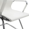 Visitor office chair Valter pakoworld white pu 55.5x48x88cm