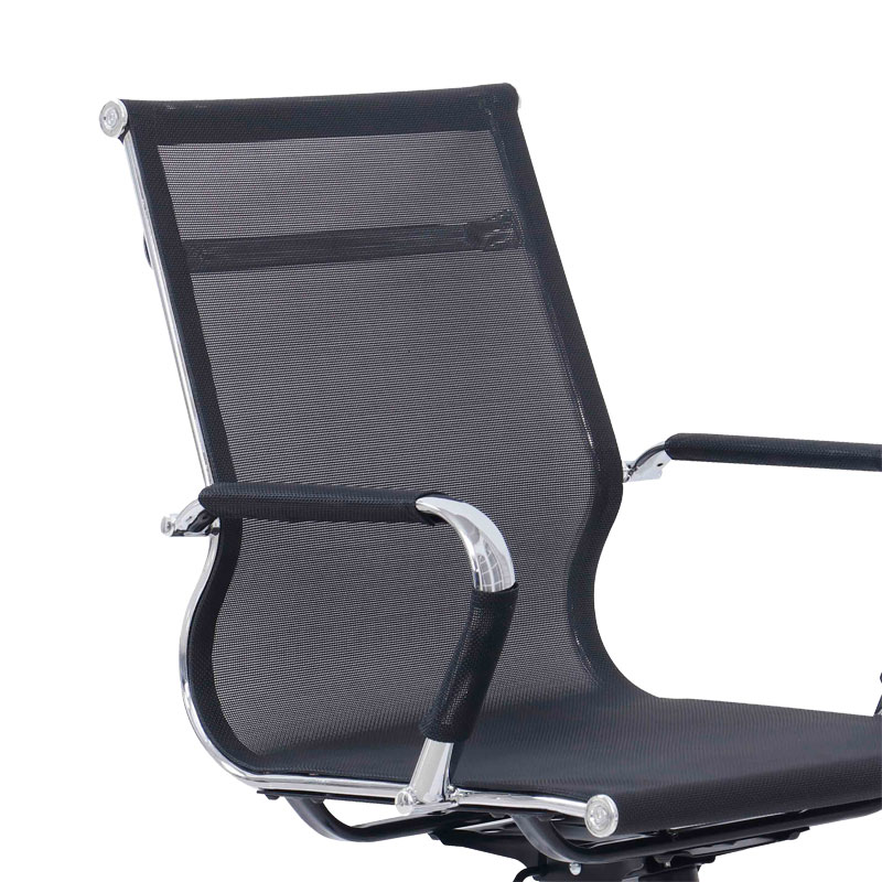 Καρέκλα γραφείου εργασίας Noctis pakoworld μαύρο ύφασμα mesh 55.5x52x88εκ