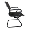 Καρέκλα γραφείου επισκέπτη Valter pakoworld pu μαύρο 55.5x48x88εκ