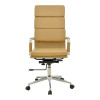 Manager office chair Tokyo pakoworld with beige pu 55.5x52x108cm
