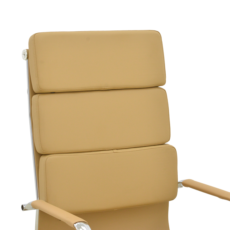 Manager office chair Tokyo pakoworld with beige pu 55.5x52x108cm