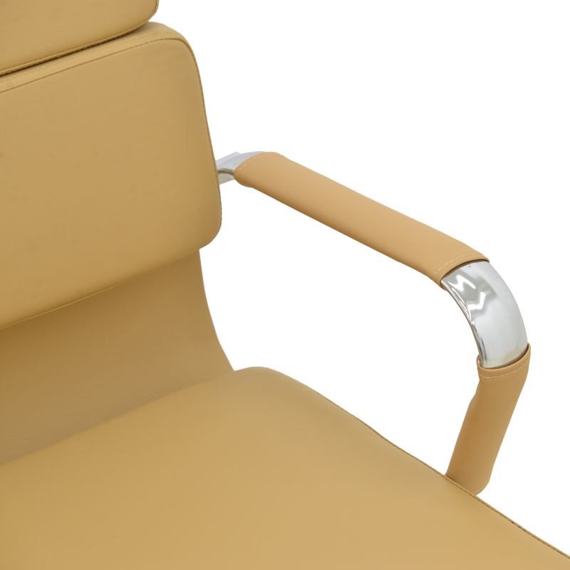 Manager office chair Tokyo pakoworld with beige pu 55.5x52x108cm