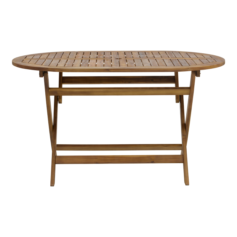 Falov pakoworld folding table natural solid acacia wood 130x80x72cm Falov pakoworld folding table natural solid acacia wood 130x80x72cm