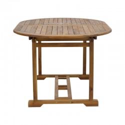 Sopho pakoworld table expandable natural acacia wood 200/150x100x75cm Sopho pakoworld table expandable natural acacia wood 200/150x100x75cm