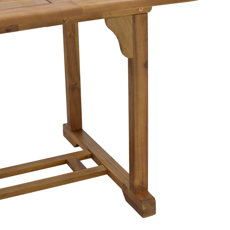 Sopho pakoworld table expandable natural acacia wood 200/150x100x75cm Sopho pakoworld table expandable natural acacia wood 200/150x100x75cm