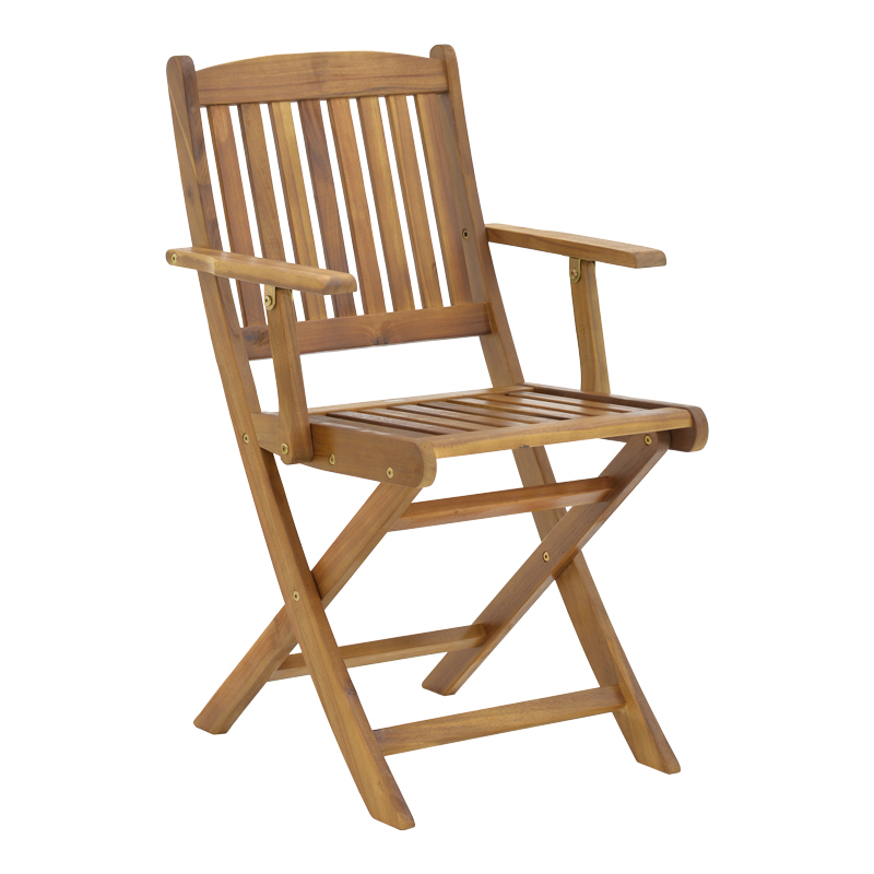 Recofly pakoworld folding armchair natural acacia wood 52x53x85cm Recofly pakoworld folding armchair natural acacia wood 52x53x85cm
