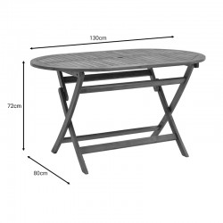Recofly-Falov pakoworld dining table set of 5 natural solid acacia wood 130x80x72cm Recofly-Falov pakoworld dining table set of 5 natural solid acacia wood 130x80x72cm