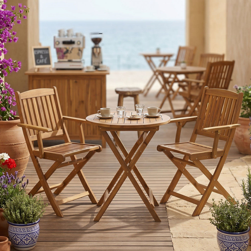 Dining table Recofly-Carpuva pakoworld set of 3