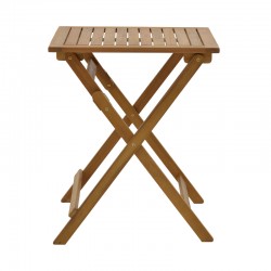Dining room Bistrual-Perdu pakoworld set of 3 folding natural solid acacia wood 60x60x72cm Dining room Bistrual-Perdu pakoworld set of 3 folding natural solid acacia wood 60x60x72cm