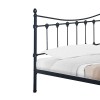 Κρεβάτι Beowulf pakoworld μαύρο μεταλλικό 140x190εκ