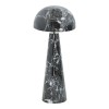 Floor lamp Flozer Inart Ε27 marble black metal D36.5x79cm