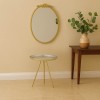 Side table Jacksie Inart gold metal D51x54cm