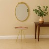 Side table Jacksie Inart bronze-gold metal D46x48cm