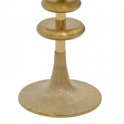 Side table Trego I Inart gold-white metal D33x42cm Side table Trego I Inart gold-white metal D33x42cm