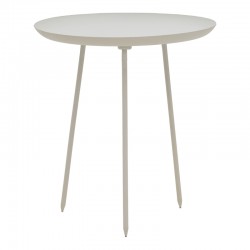 Side table Flaz Inart white D46x50cm Side table Flaz Inart white D46x50cm