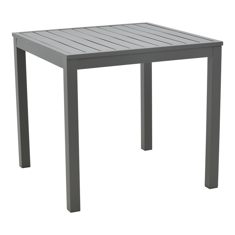 Table Kliton pakoworld aluminium dark grey 80x80x74cm Table Kliton pakoworld aluminium dark grey 80x80x74cm